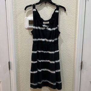 Lucky Brand Navy and White Striped Casual Dress - Worn Once